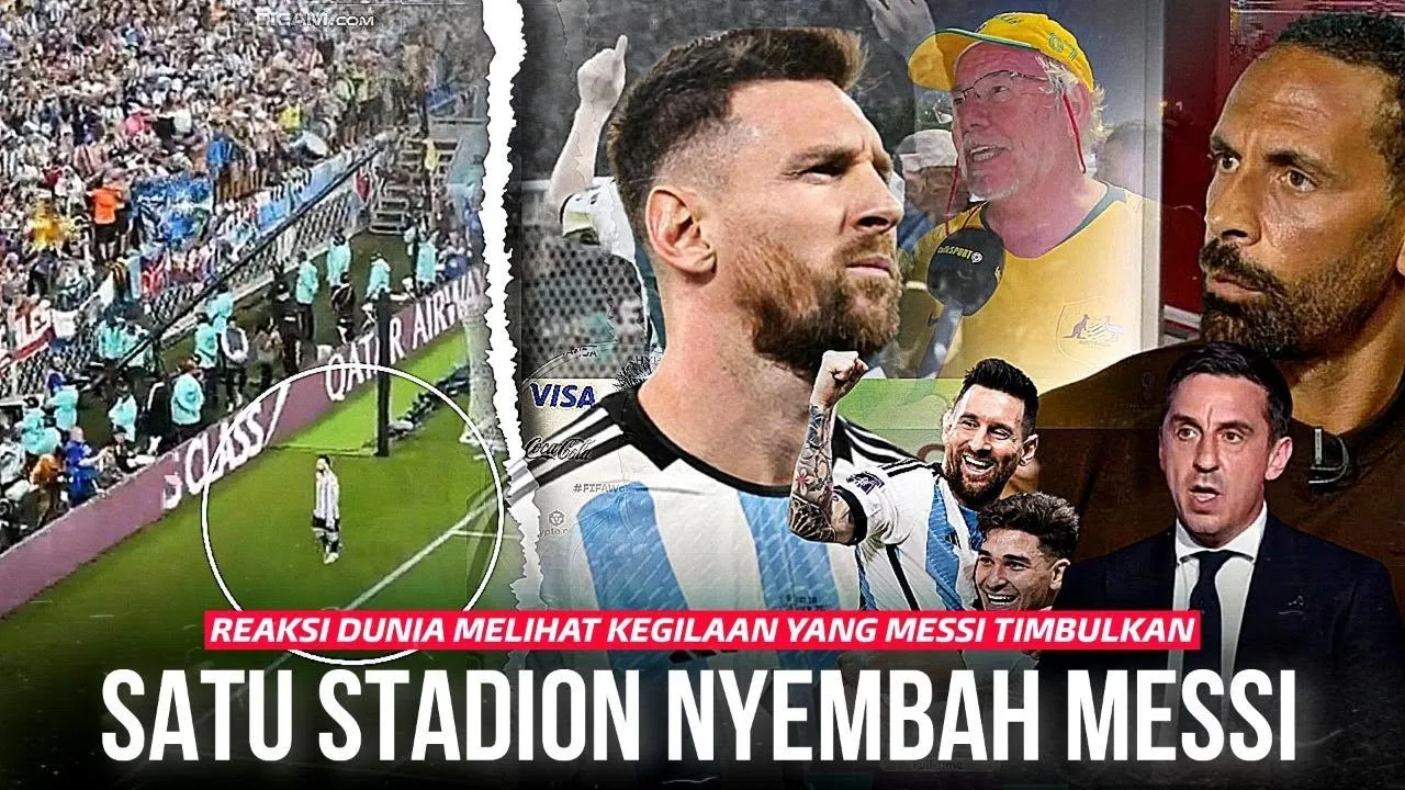 Beri Hormat ke Messi Setelah Lewati 5 Pemain !!! Reaksi Gila