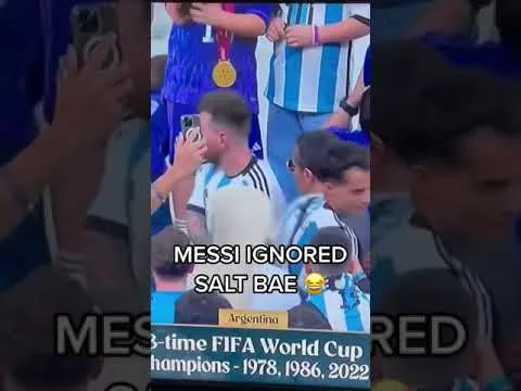 Lionel Messi Ignored Salt Bae After Winning the World Cup