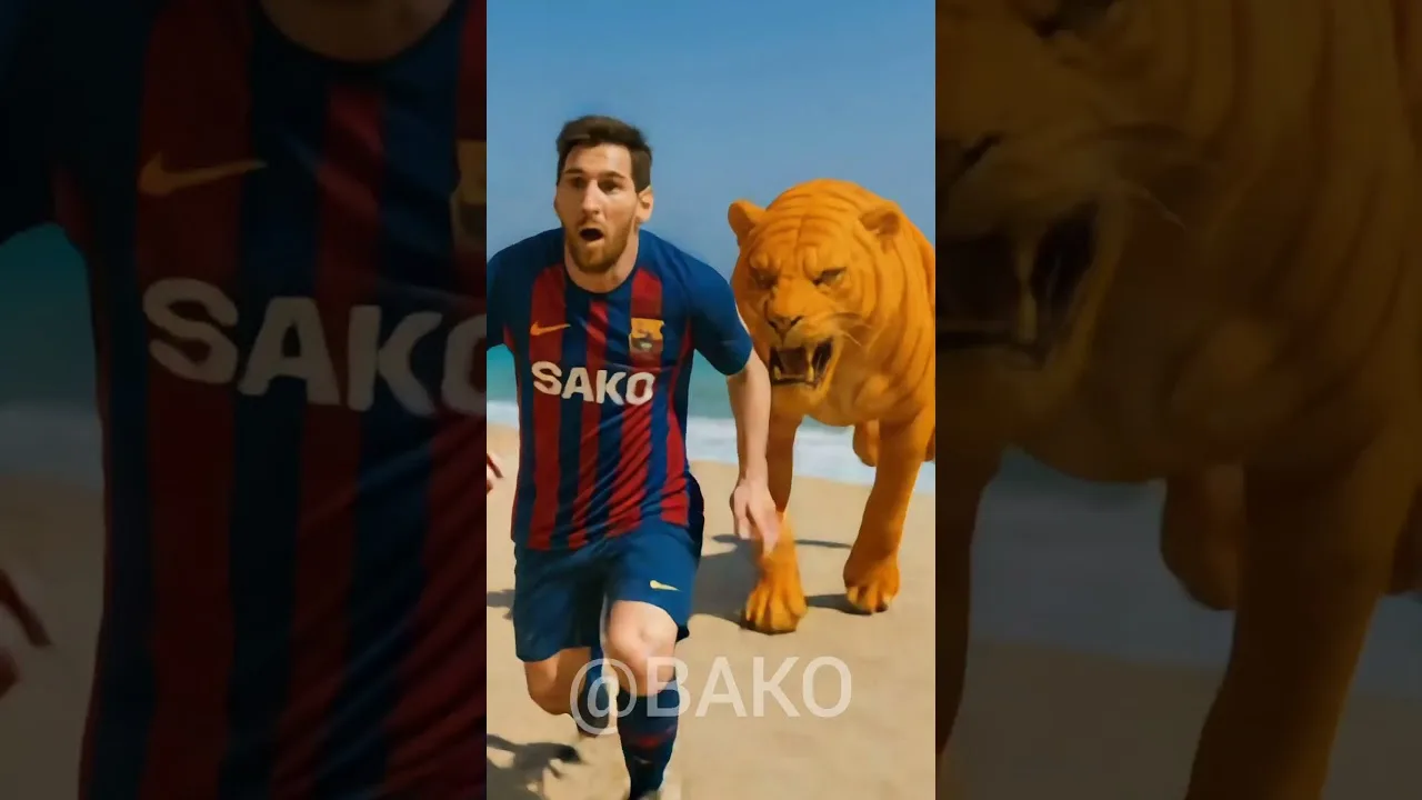 ronaldo beats tiger 🐯🐯 #ronaldo #messi #barcelona #football #leomessi #global #edit #realmadrid
