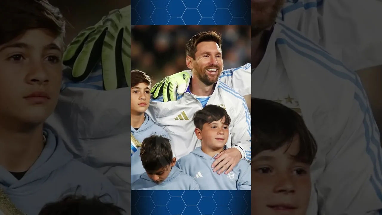 Leo Messi est allé à la cour avec ses enfants 😍 #leassi #messi #Lionelmessi #Argentina #futbol
