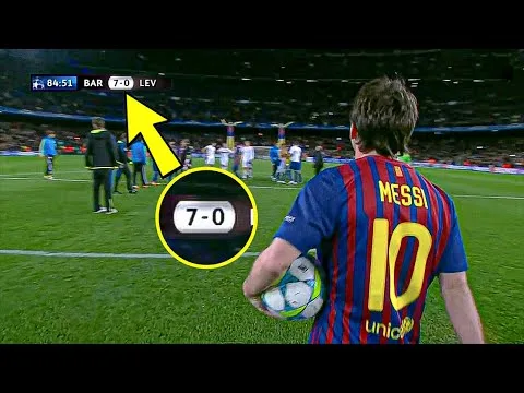 The Day Lionel Messi Score 5 Goals in One Match