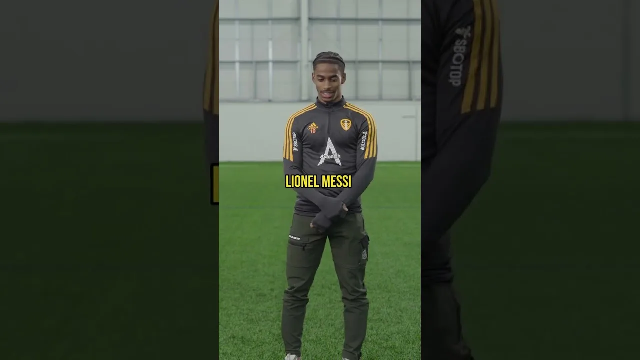 Which Leeds player has played with Messi?  #Messi #LeoMessi