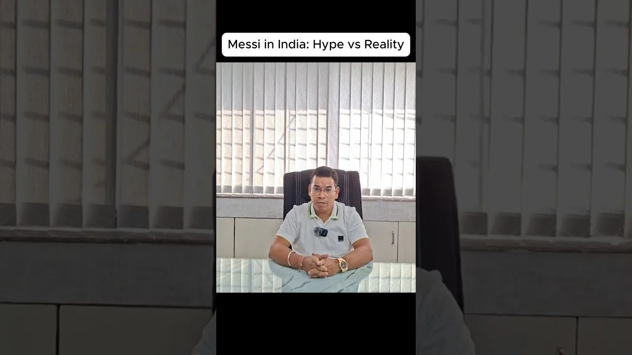 Messi en Inde : battage médiatique contre réalité #shorts