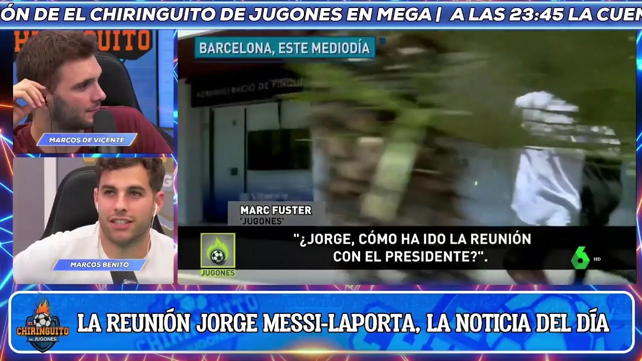 ¡CUMBRE JORGE MESSI-LAPORTA POR EL FUTURO DE MESSI!
