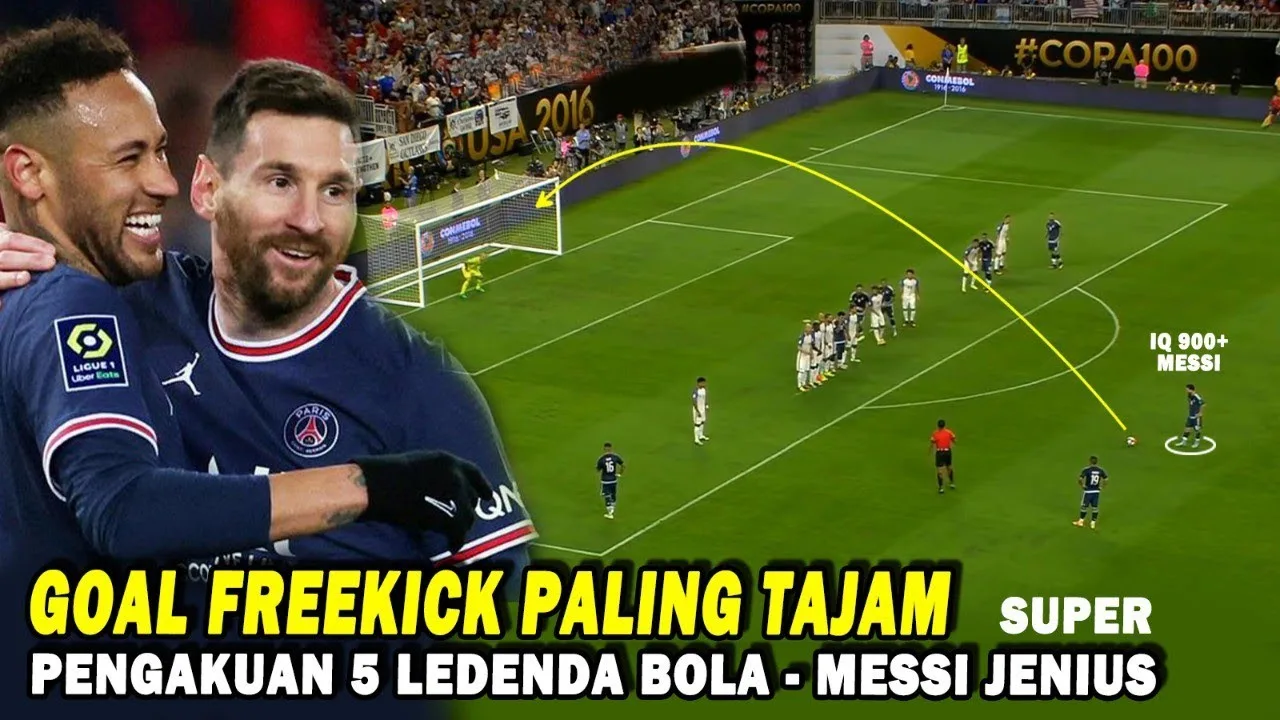 Lengkungan Sempurna  Ini Baru Goal Freekick Paling Tajam