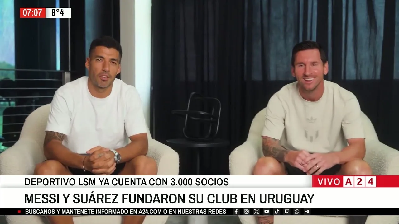 ⚽ Deportivo LSM: Le nouveau club de Luis Suárez et Leo Messi en Uruguay⚽