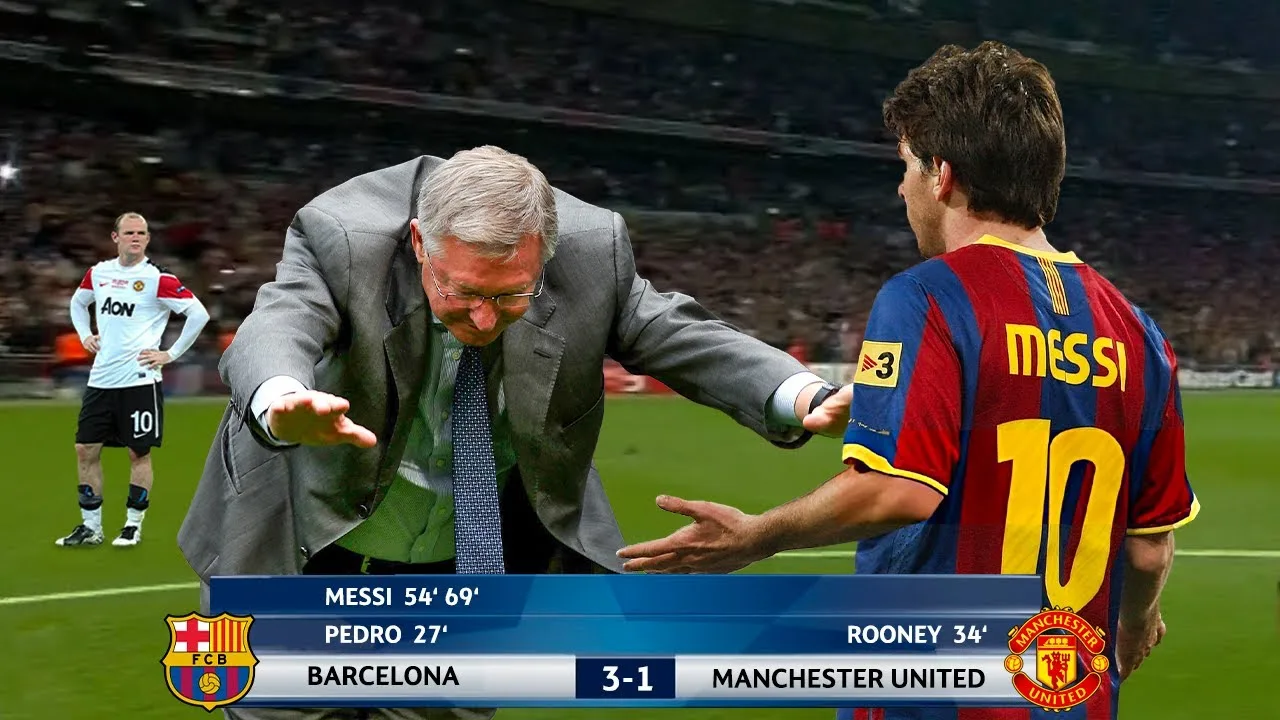 Le jour où Lionel Messi a enseigné le football à Sir Alex Ferguson