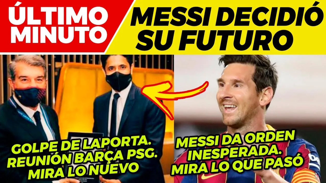 GIRO INESPERADO de LEO MESSI  LAPORTA pone a la venta OTRO