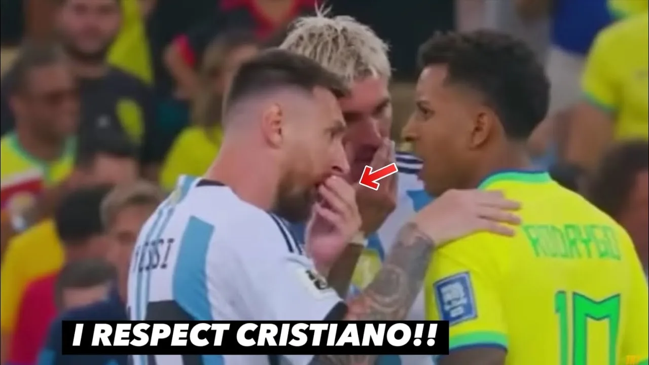 Lionel Messi told Rodrygo to respect in Argentina vs Brazil
