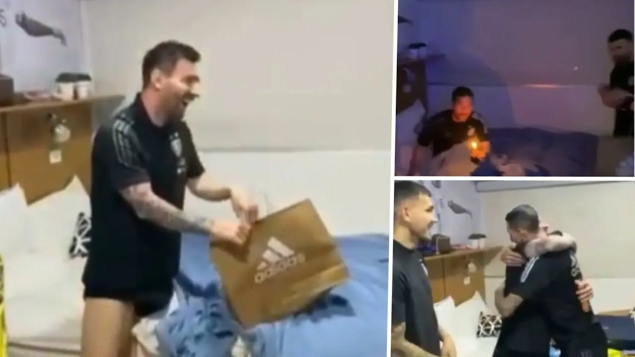 La intimidad del cumple de Messi: lo despertaron sus