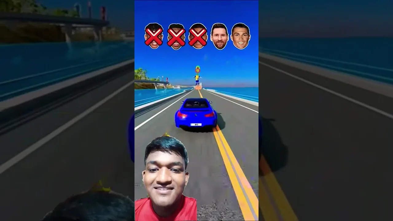 la milliammal❌vinicius junior❌M Bappi❌Leo Messi❌Ronaldo✅super cart challenge#shorts#car#parves
