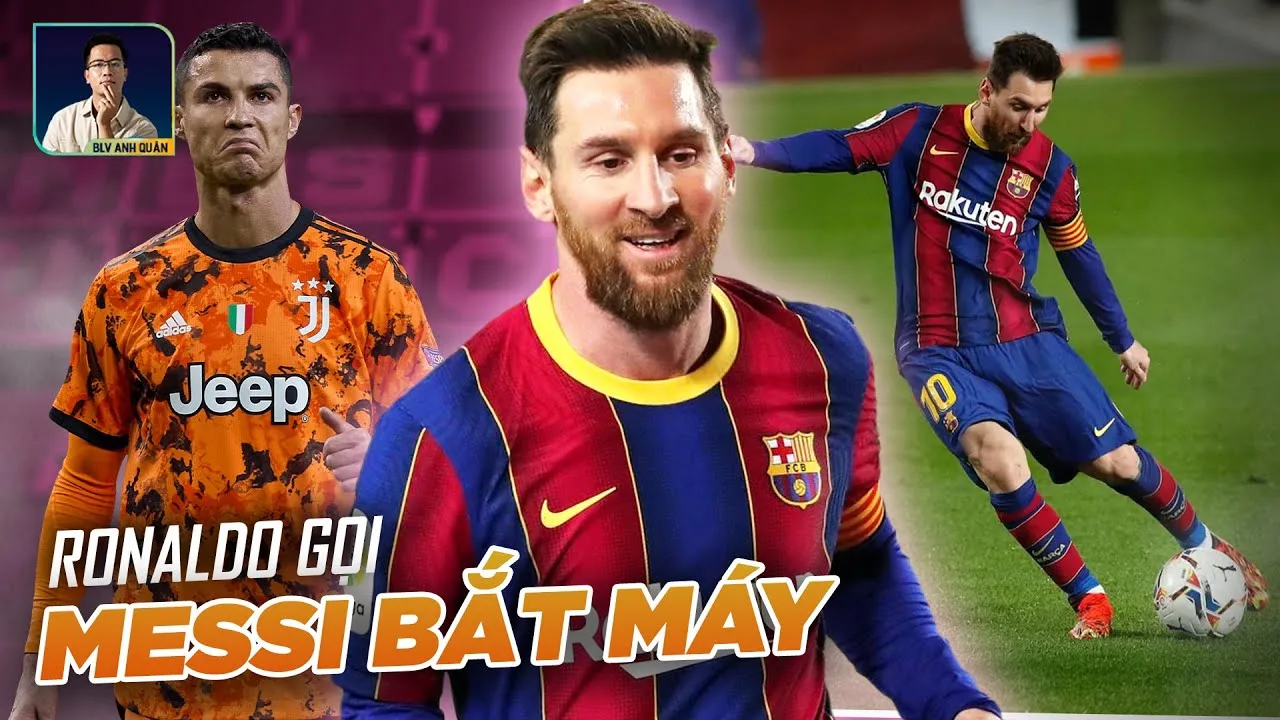 LIONEL MESSI ĐÃ BẮT MÁY VÀ TRẢ LỜI CRISTIANO RONALDO –