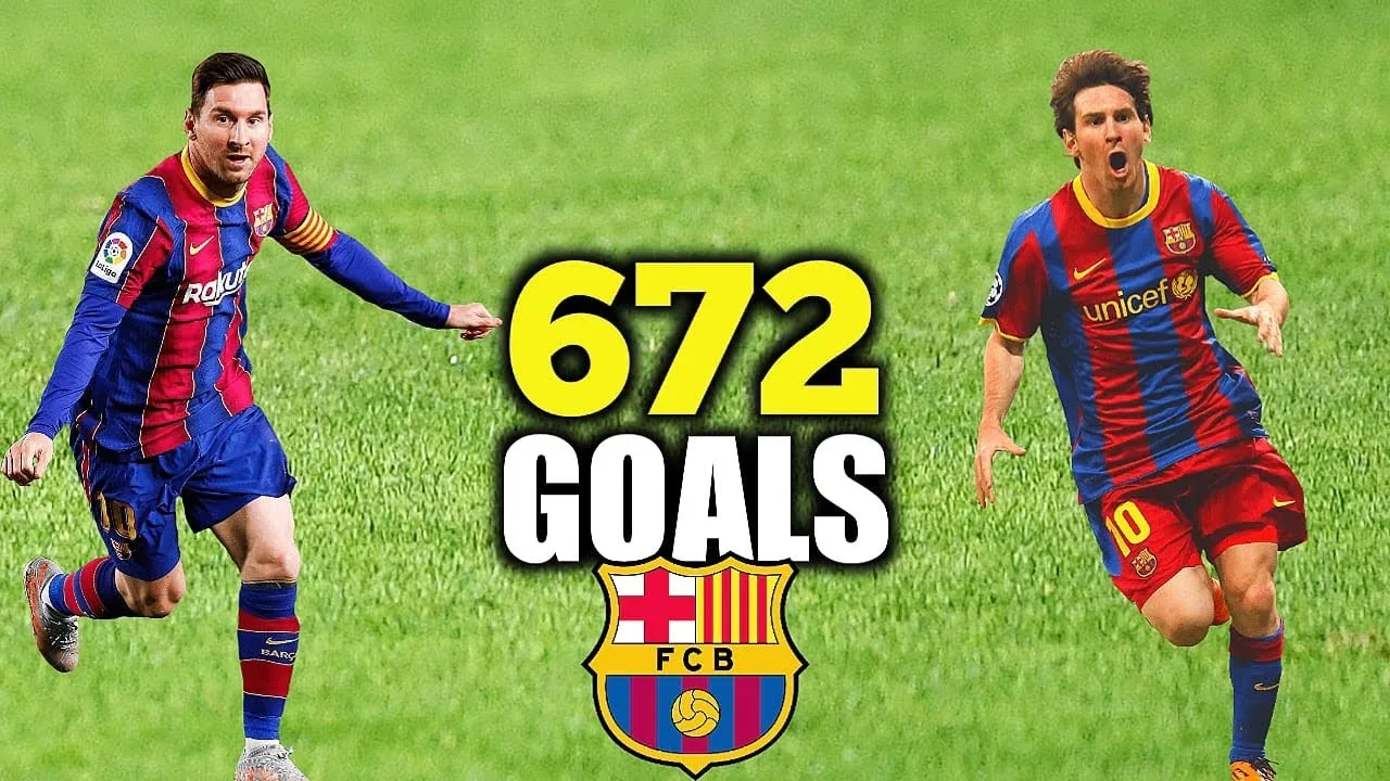 Lionel Messi – All 672 Goals for Barcelona (2004-2021)