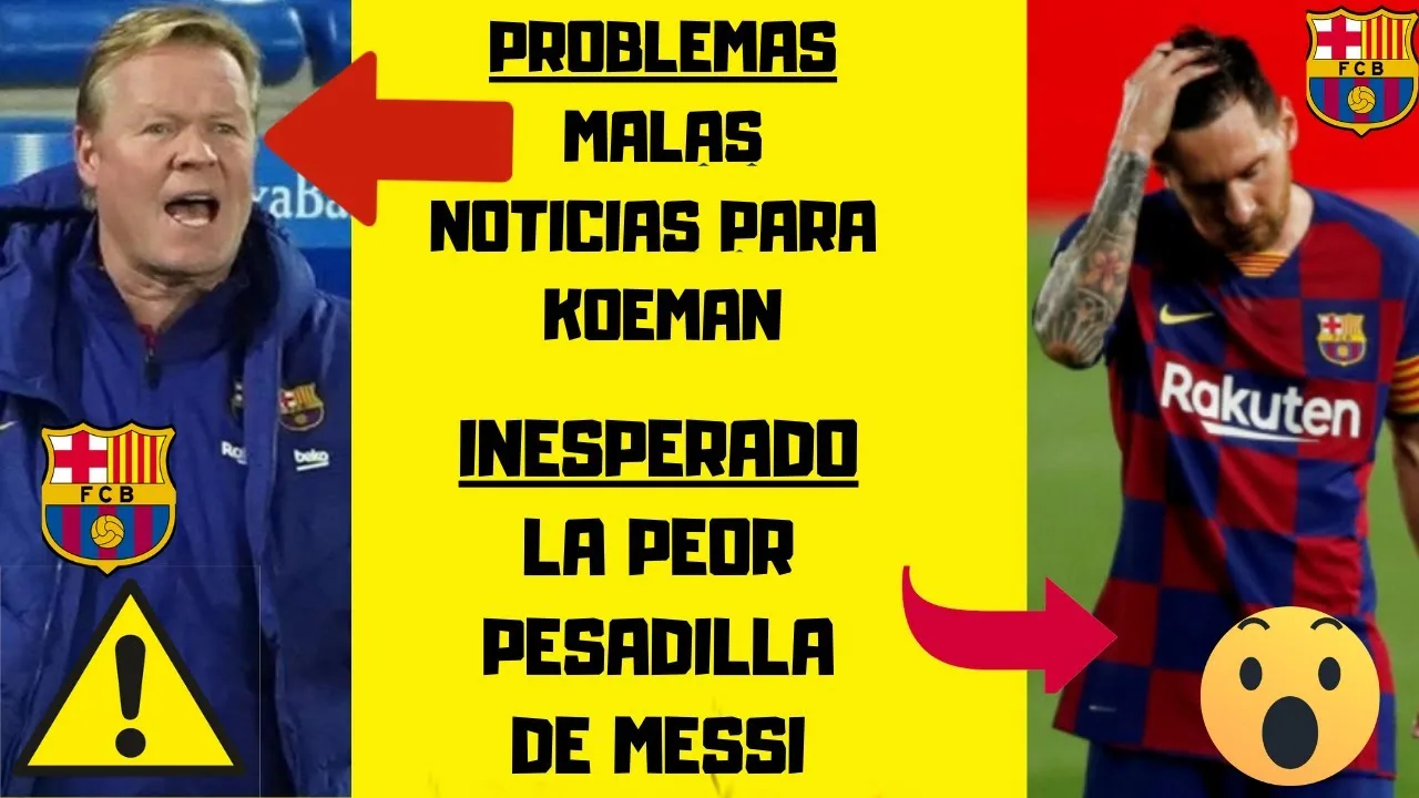 Noticia SORPRESA de Leo Messi MALAS NOTICIAS para RONALD