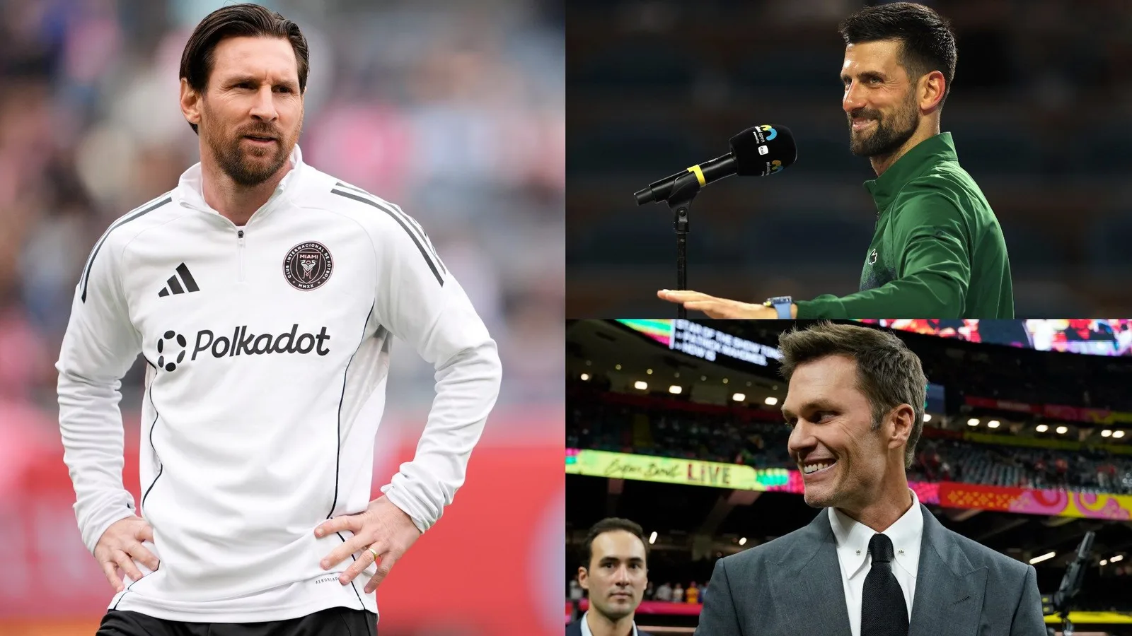 «Désolé, Tom! – Novak Djokovic choisit Lionel Messi sur la légende de la NFL et le chef de Birmingham Brady et lui-même en tant que noms de star de tennis Inter Miami Captain the Sporting Goat