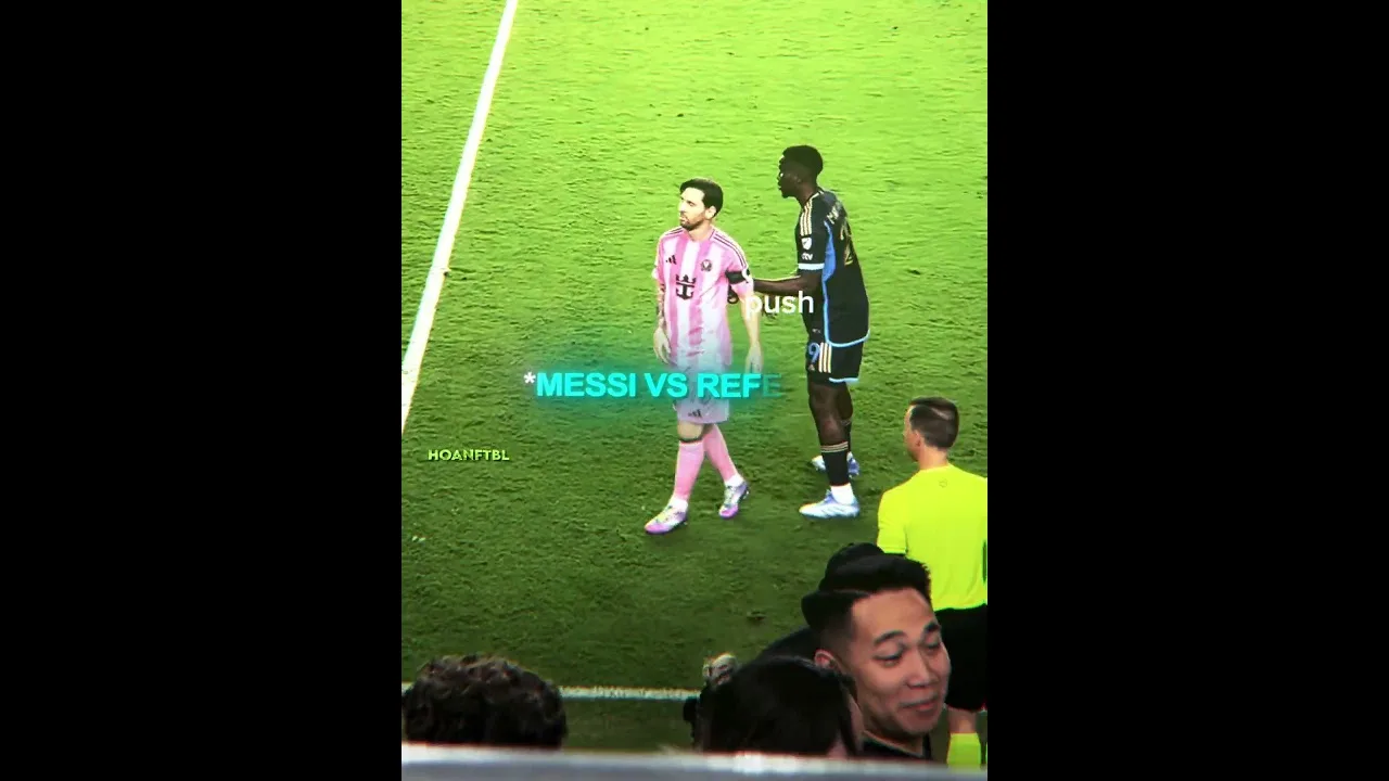 Ronaldo & Messi vs arbitre 🤯