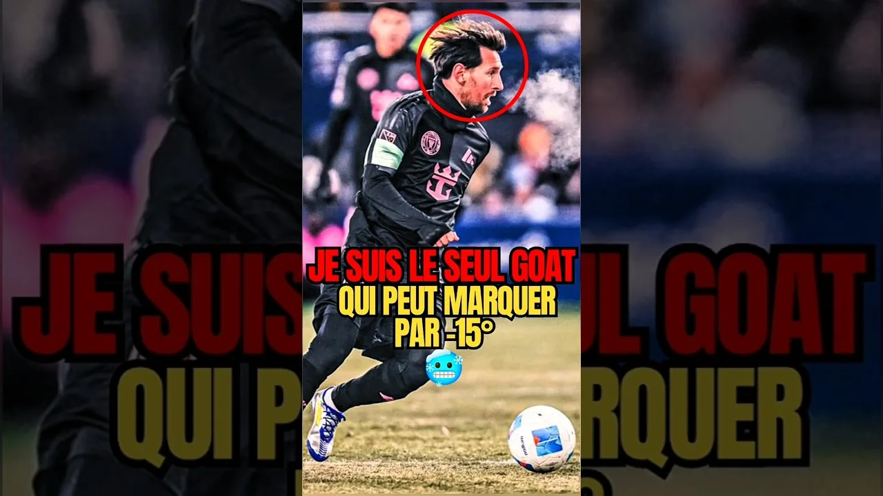 MESSI A MIS AU DÉFI RONALDO EN MARQUANT PAR -15° 😳🥶 L’ARBITRE ÉTAIT GELÉ ! #messi #football