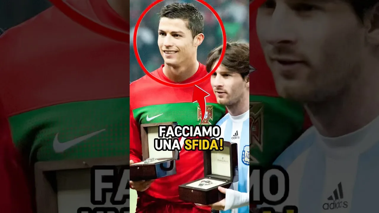 Cristiano Ronaldo e Leo Messi si sono sfidati in una gara  e quello che è successo ti stupirà 😱