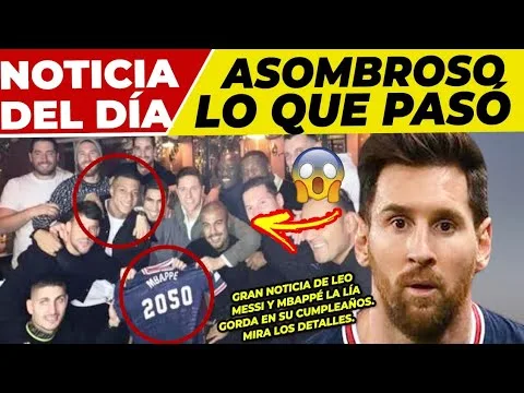 ¡BRUTAL!MARAVILLOSA NOTICIA de LEO MESSI   KYLIAN