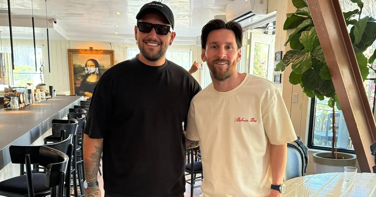 Lionel Messi a apprécié un déjeuner en famille dans un restaurant classique à Miami Beach: Milanesas et un dessert spécial