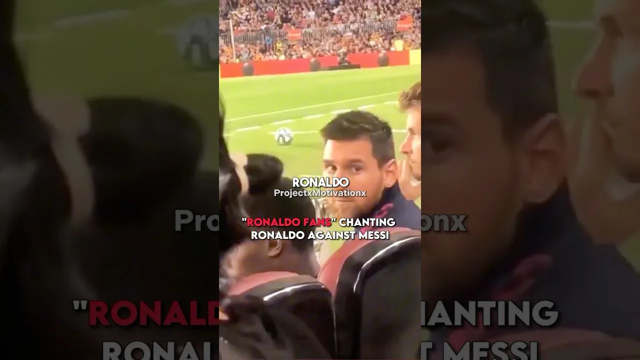 Ronaldo et Messi ont un immense respect l’un pour l’autre ! #shorts