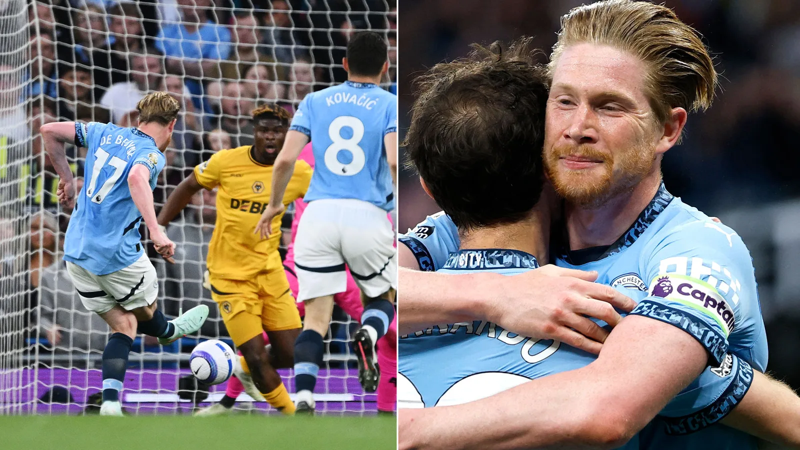 Man City 1 Wolves 0: Kevin de Bruyne suit les traces de Lionel Messi avec un objectif vital pour la course des cinq premiers de la ville
