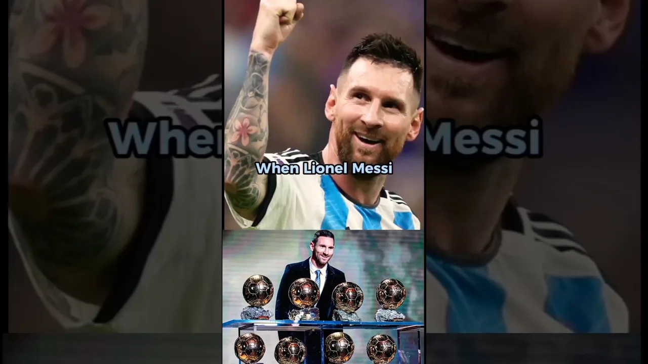 8th ballon d’or @leo Messi 👑🐐🏆