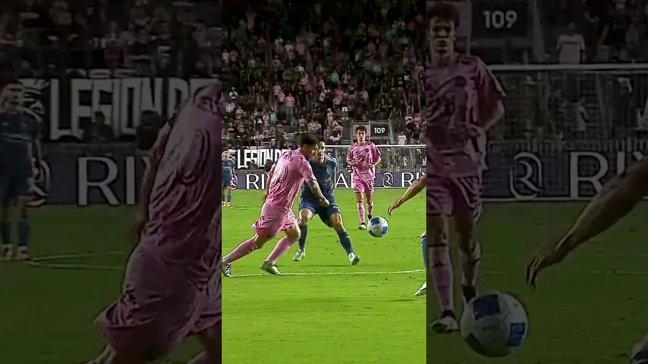 Lionel Messi avec un étonnant pour Inter Miami 🤯🌴 #soccer #goal #messi
