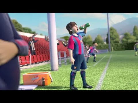 The Rise of Messi : an amazing animation