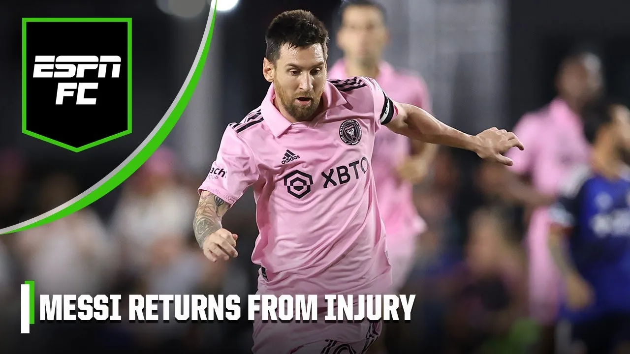 Lionel Messi returns from injury for Inter Miami after