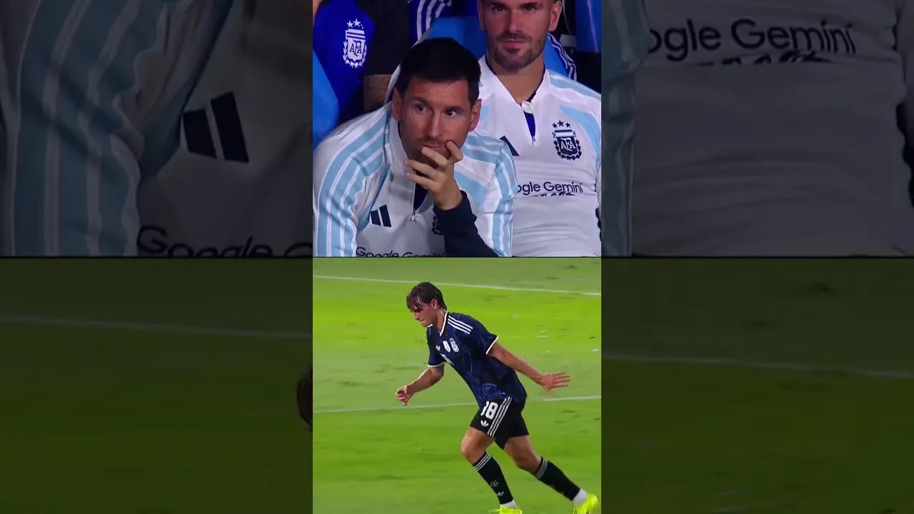 Coup franc de Nico Paz !! 😳Même Leo Messi a été choqué 😂😂😂