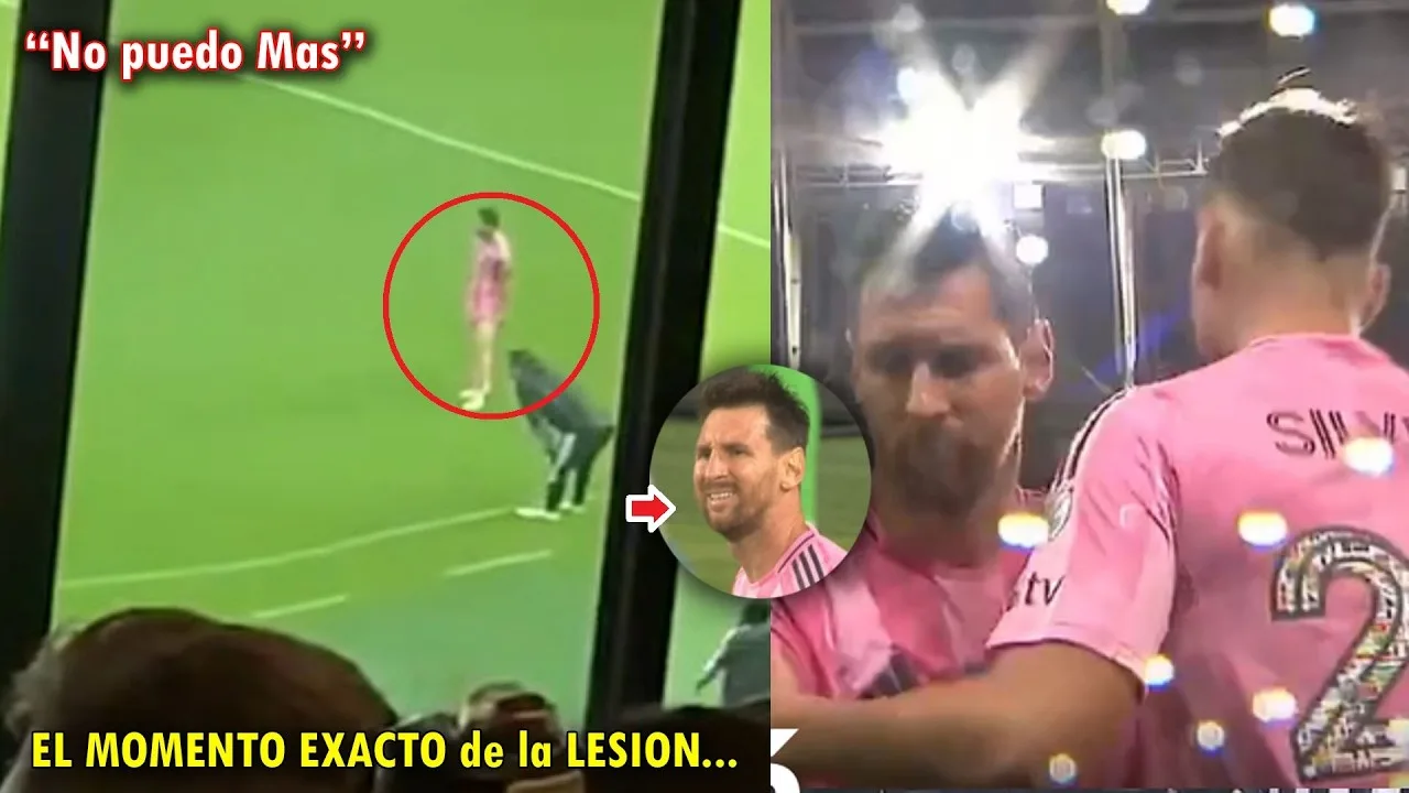 ALARME! C’ÉTAIT LA BLESSURE DE LIONEL MESSI AUJOURD’HUI avec l’INTER MIAMI