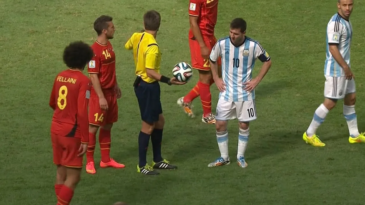 Lionel Messi vs Belgium (World Cup 2014) English Commentary