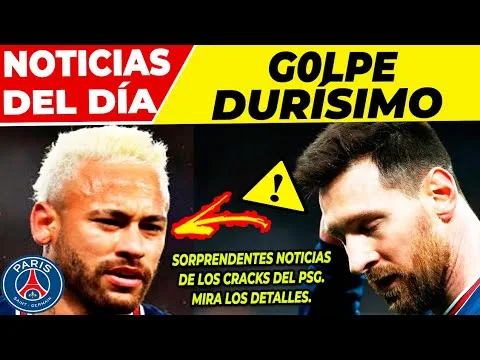 ENIGMÁTICA NOTICIA de LEO MESSI  PROBLEMAS con NEYMAR