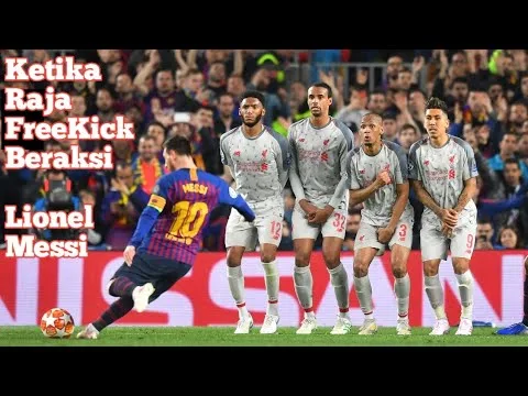 Cuplikan Gol Free Kick Lionel Messi