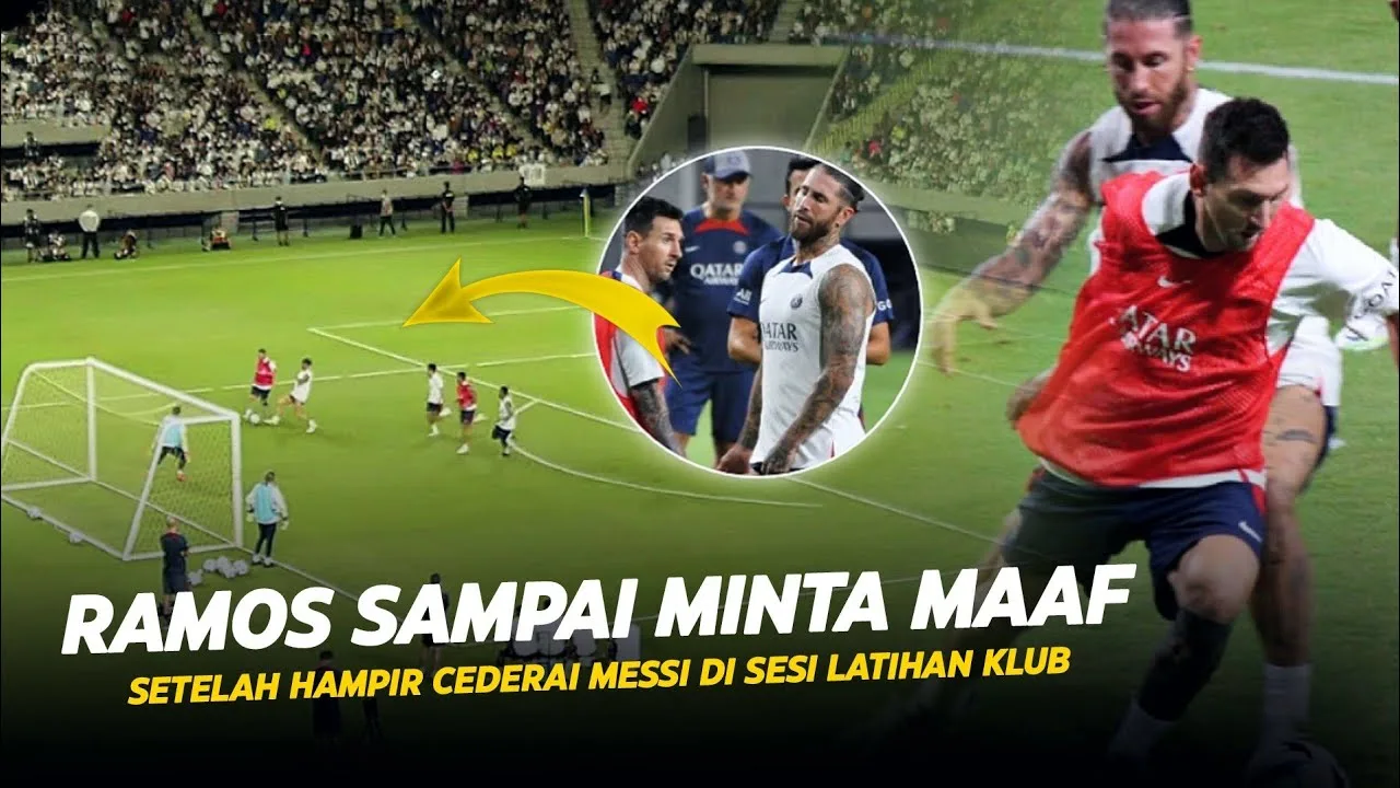 Buat Ramos Minta Maaf !!! Lihatlah yg Messi Lakukan Ketika