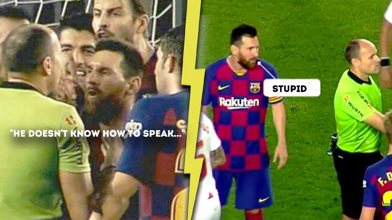 This is how Lionel Messi tried to save Ousmane Dembele from