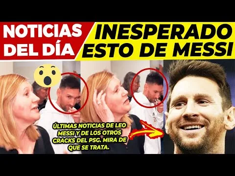 ÚLTIMA HORA de LEO MESSI  NUEVO MENSAJE desde MADRID