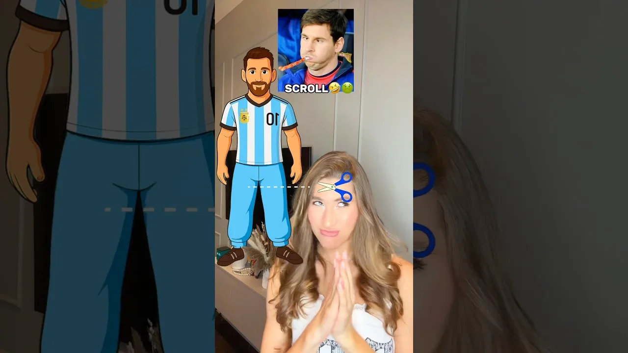 OMG😱 Your MESSI⚽️ if you…🤯💖 #shorts #short