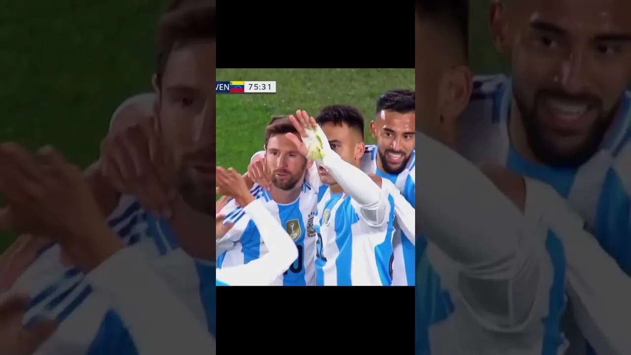 Argentine vs Venezuela met en évidence la vidéo aujourd’hui Leo Messi Messi Dernières jeux Argentina #Argentinafootball