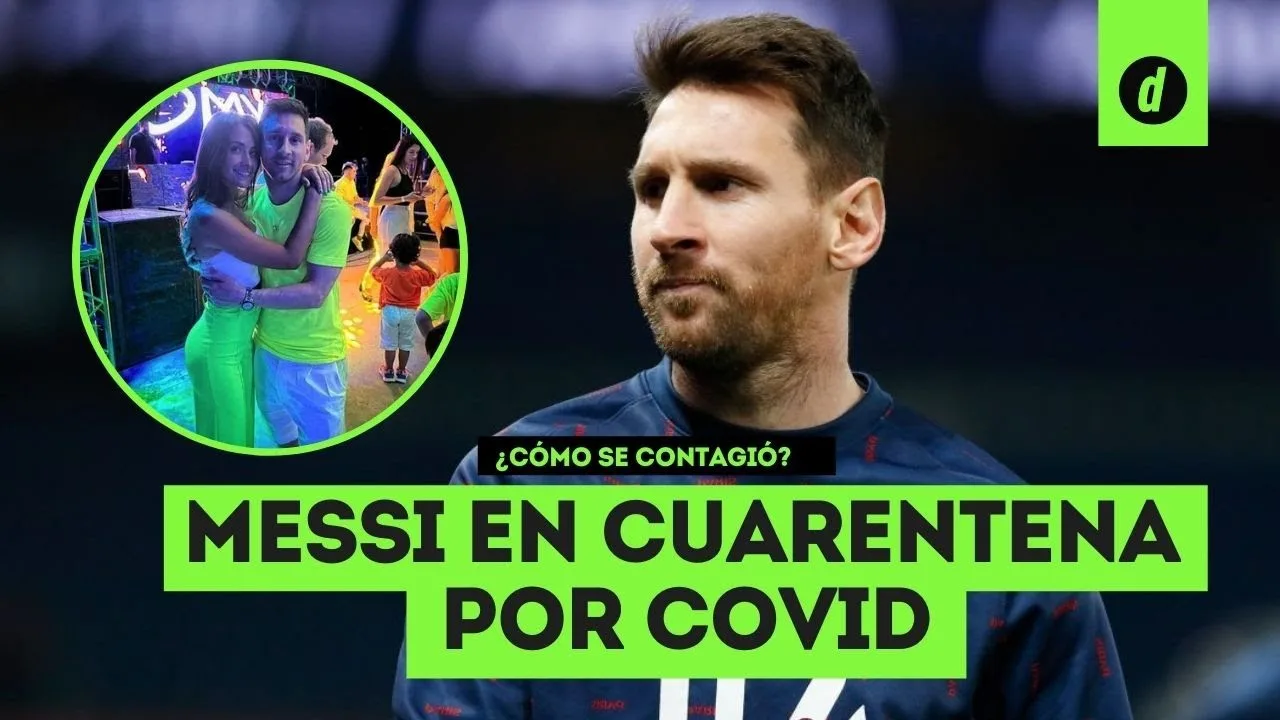 LIONEL MESSI en cuarentena tras dar POSITIVO AL COVID ¿Cómo