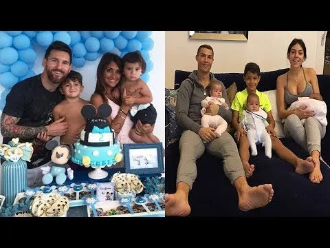 Cristiano Ronaldo Family vs Lionel Messi Family 2018