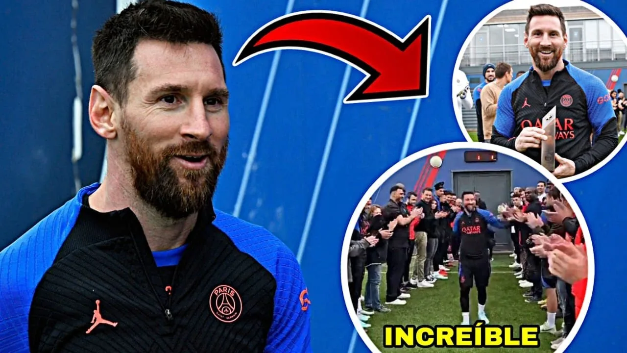 EL INCREÍBLE RECIBIMIENTO DEL PSG A LEO MESSI COMO CAMPEÓN