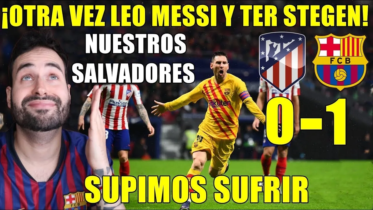 LEO MESSI Y TER STEGEN DAN LA VICTORIA AL BARÇA CONTRA EL