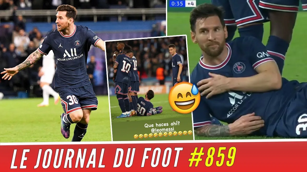 PSG-CITY : le premier but de MESSI ! Allongé derrière le