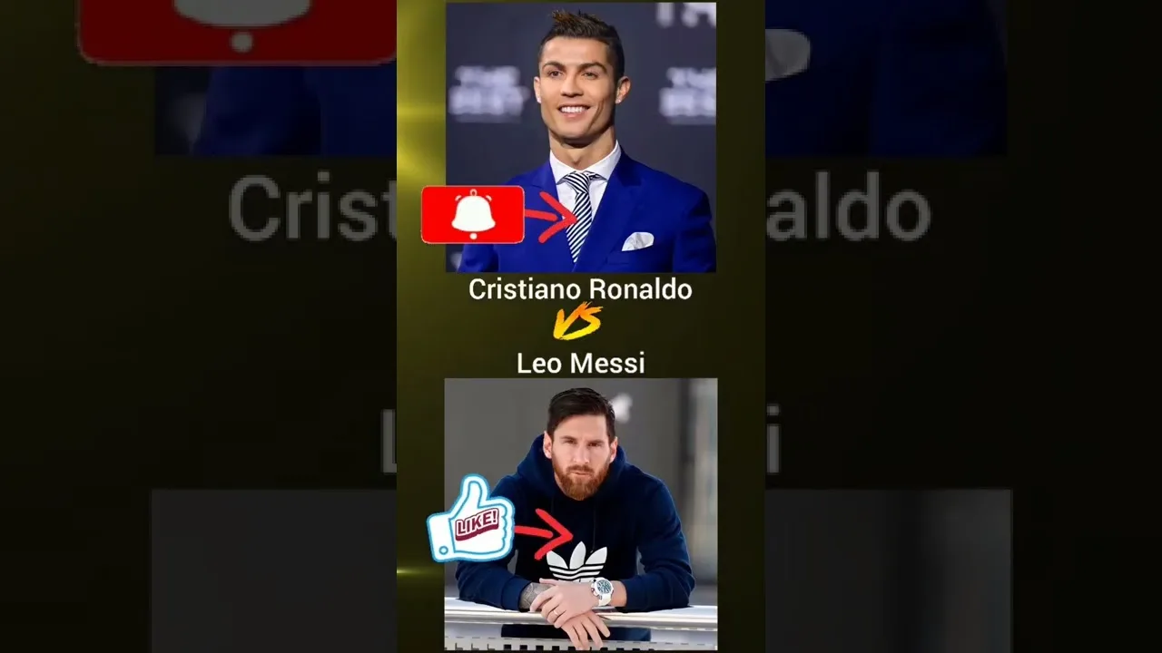 Cristiano Ronaldo vs Leo Messi #short bay Hello Gaming
