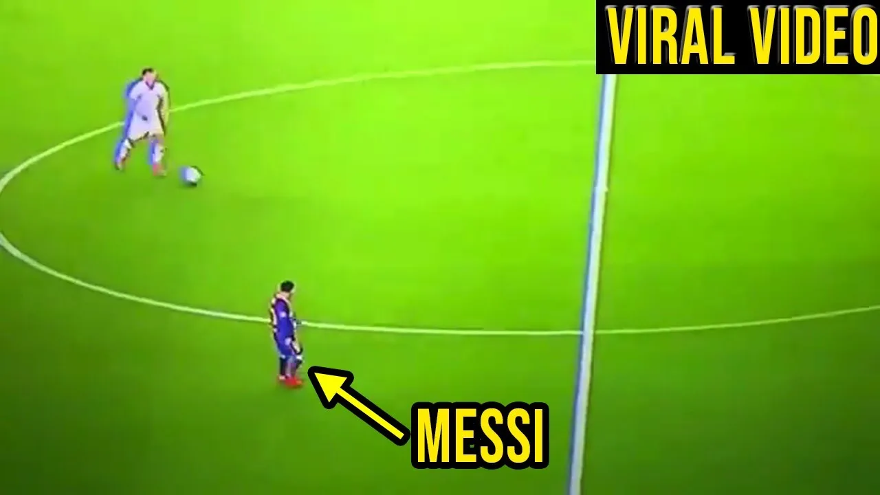 *VIRAL VIDEO*  Lionel Messi Did Not Press The Defender
