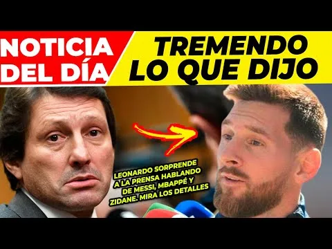 TREMENDA REVELACIÓN de LEO MESSI GIRO INESPERADO con