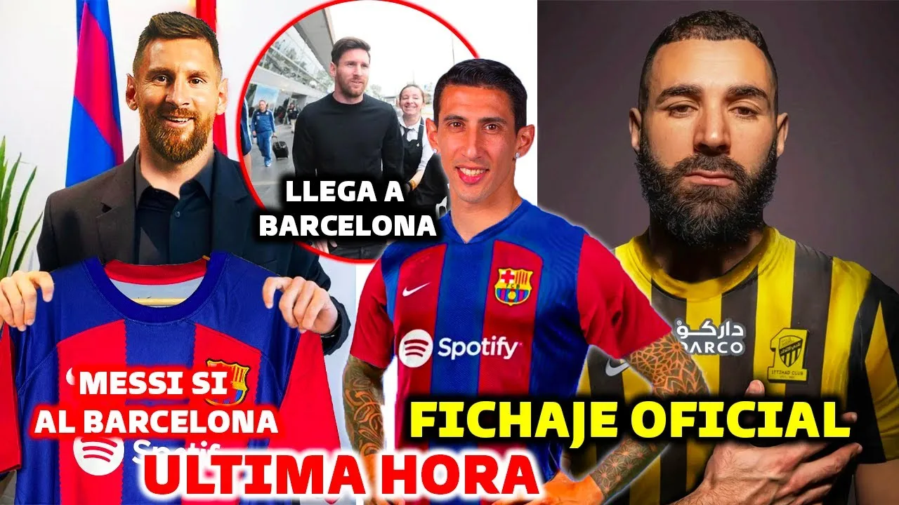 DE ULTIMA HORA: MESSI ES OFICIAL, LLEGADA A BARCELONA – DI