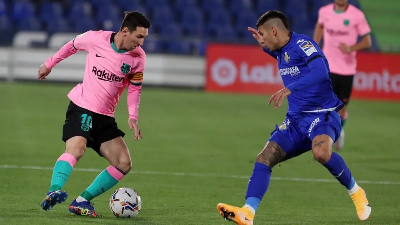 Lionel Messi vs Getafe (Fc Barcelona vs Getafe 0-1 Extended